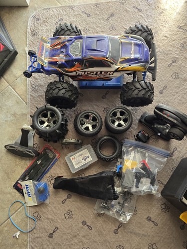 Custom rustler vxl 2wd wheels With Aluminum Upgrades Diff Lock Extra ...
