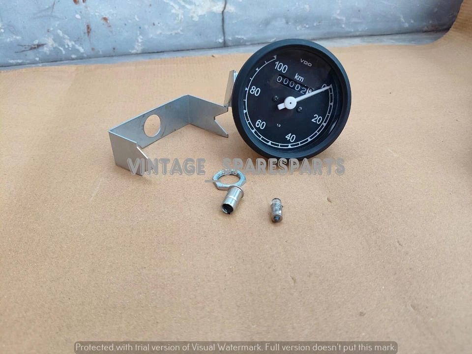 Fit for Zündapp KS750 BMW R75 Vintage Bikes Speedo Speedometer 100 Km - Imagem 4 de 4