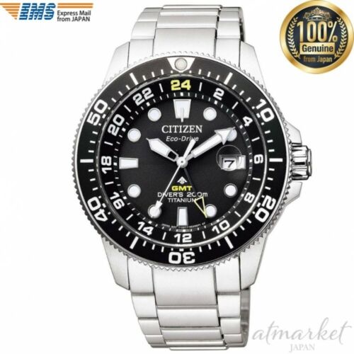 Montre CITIZEN BJ7110-89E PROMASTER Eco-Drive Bumarine Series GMT Diver pour homme F/S - Photo 1 sur 1