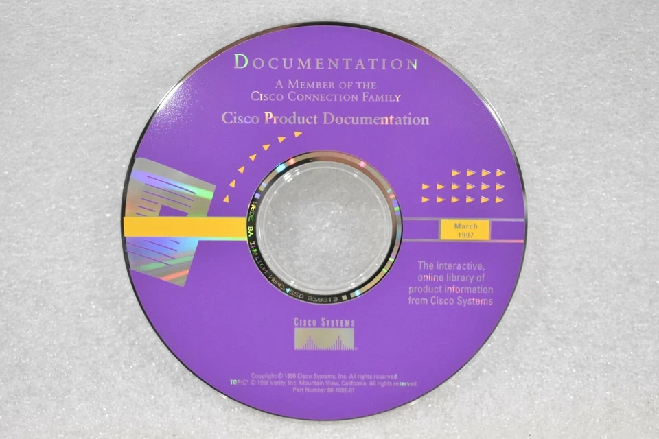 CISCO IOS SOFTWARE DOCUMENTATION CD-ROM MACINTOSH, WINDOWS, UNIX ( 2 DISC SET ) - Image 3 of 4