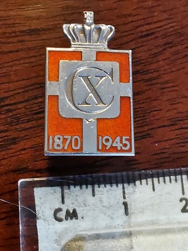 Georg Jensen Kongemærke King Christian X Konge-Emblemet Badge Brooch ...