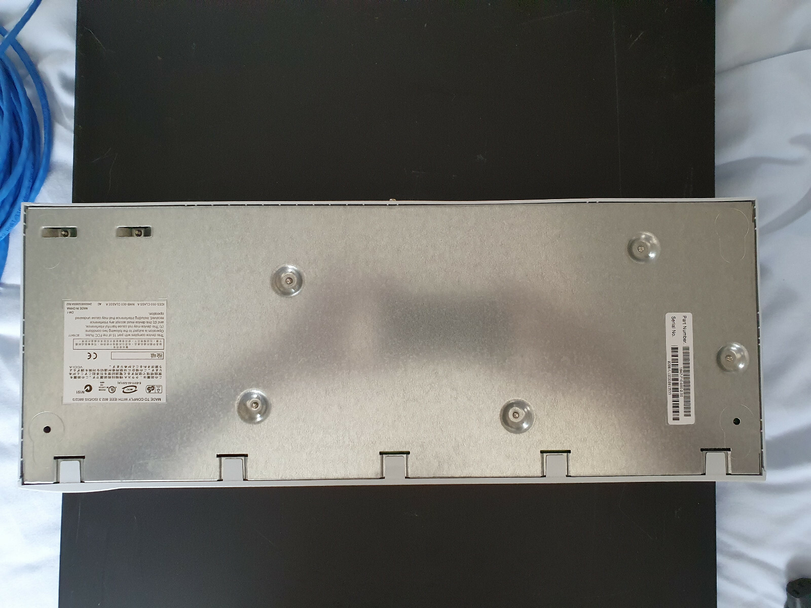 3Com 8 port Gigabit Ethernet Switch 3C16477 Rack Mountable Internal PSU ...