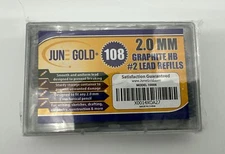 108 Pieces 2.0 MM Graphite HB #2 Lead Refills Length 9MM Length Extra Bold Thick