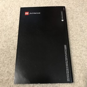 Lego Architecture The Eiffel Tower Building Set Instruction Manual Book 21019