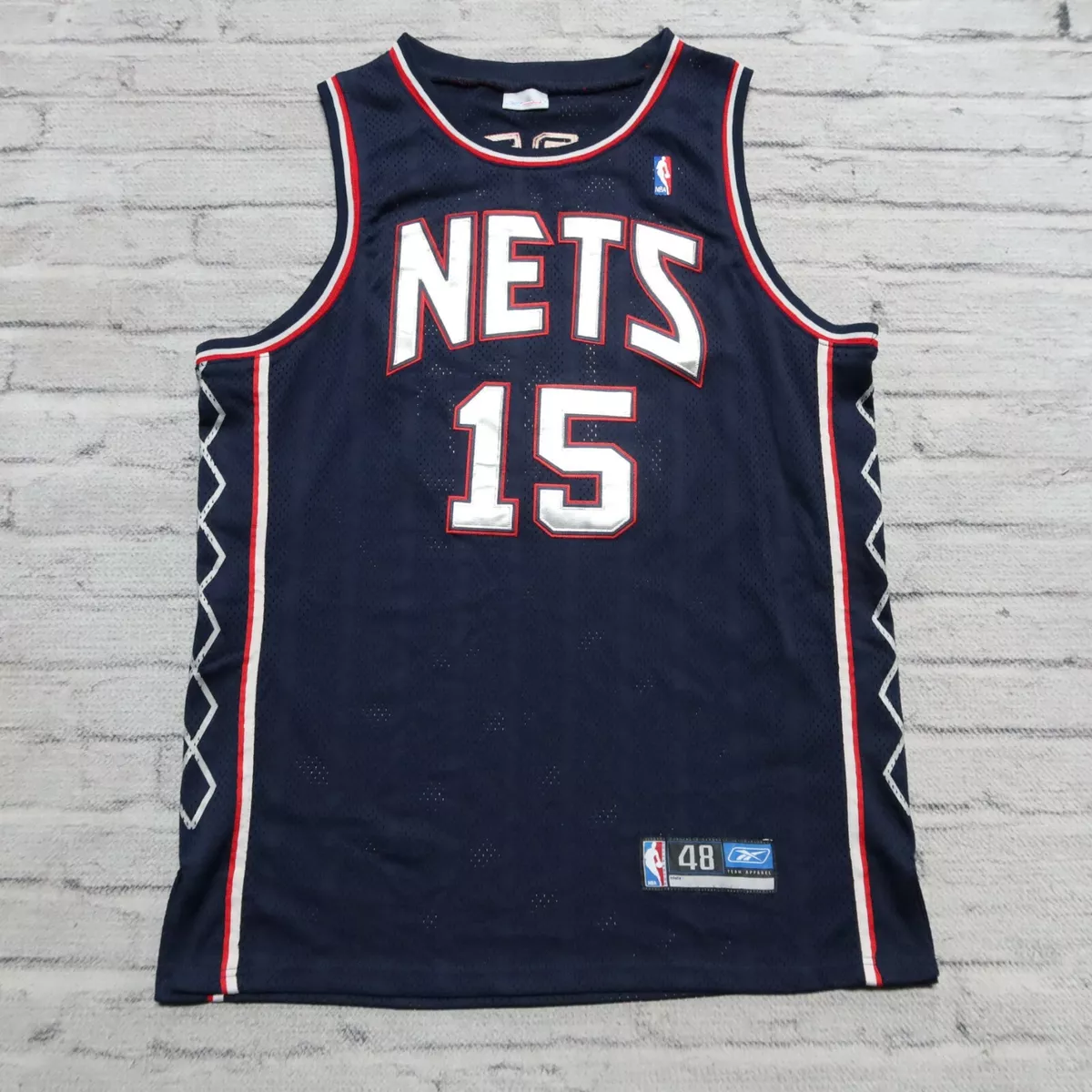 Vintage Reebok Vince Carter New Jersey Nets NBA Basketball Jersey YOUTH XL