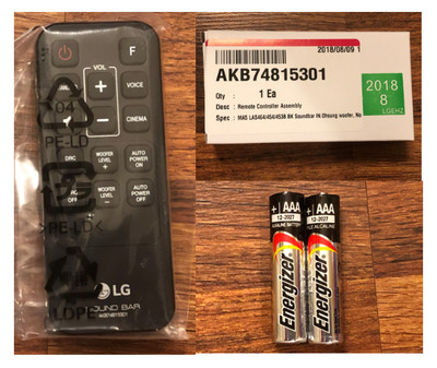 lg sound bar akb74815301