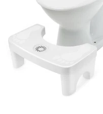 Potty Better Posture Toilet Stool, 7” Height Bathroom Squatting Assistance Step