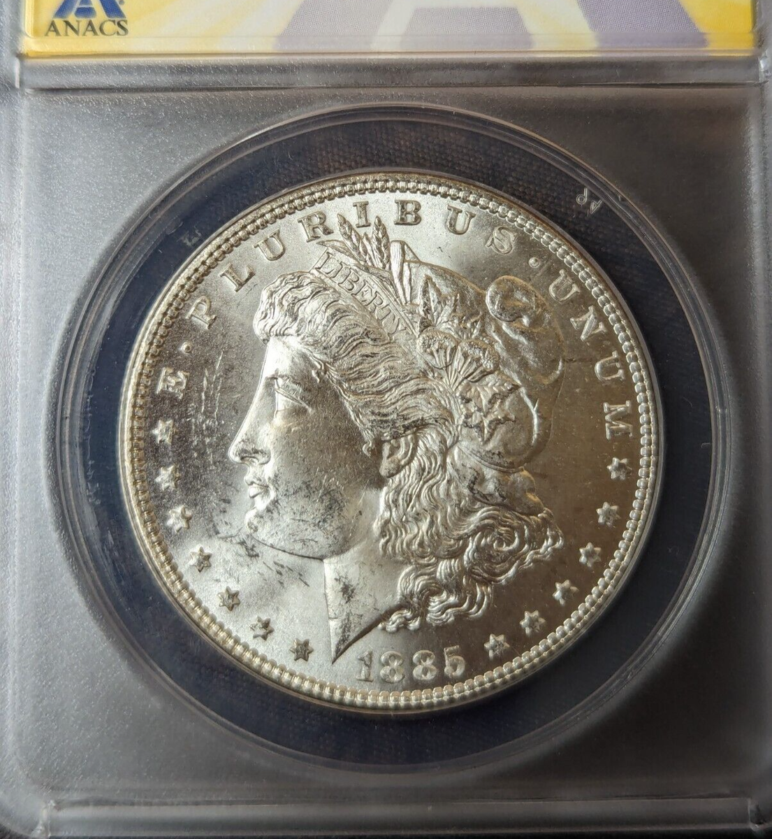 1885 Morgan Silver Dollar ANACS MS-64 - Stunning Luster