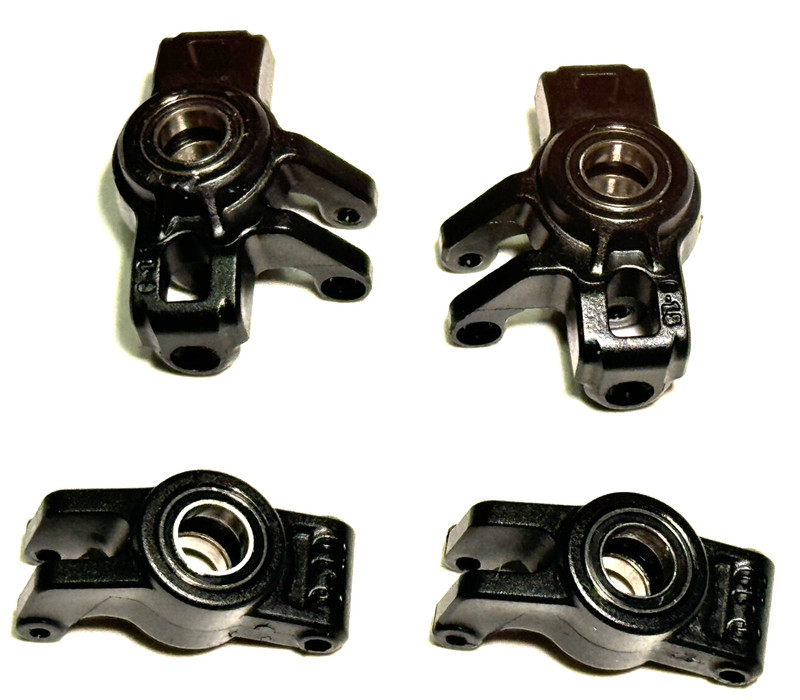 Arrma Mojave Grom 1/18 Steering Knuckles Hubs Bearing Carriers Granite 23