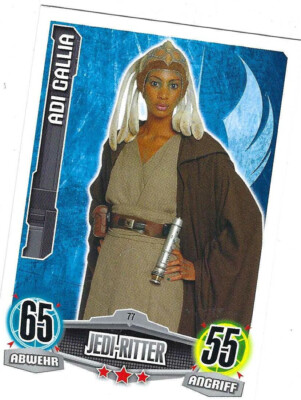 Star Wars Force Attax Movie Serie 1 Adi Gallia - Jedi-Ritter 77