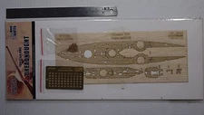 Hunter 1/700 HMS DREADNOUGHT 1918 wooden deck  for Trumpeter 06706 (W70134)