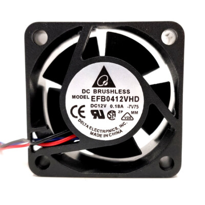 Cooling Fan EFB0412VHD for Delta 3pin 40*40*20mm 12V 0.18A Brushless Fan 4020
