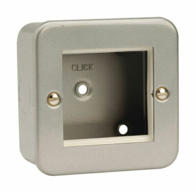 Click CL311 Frontplatte 1G 2 Temperatur metallplattierte Platte für Mediendatenmodule