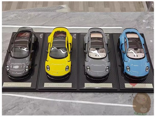 Vip 1/18 Porsche Brabus Rocket 900R Resina Coche Modelo Diecast Juguetes Adornos Regalos - Imagen 3 de 28