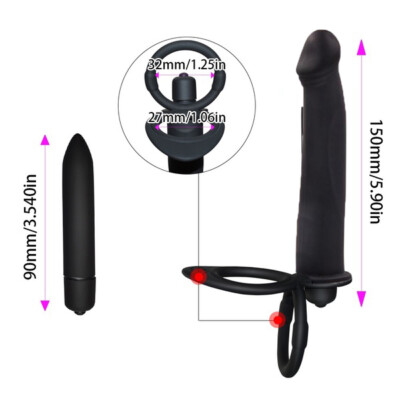 Double Penetration Strap on Dildo Vibrator Anal Butt Plug Enhancer For Couples | eBay Double Penetration Strap on Dildo Vibrator Anal Butt Plug Enhancer For Couples | eBay