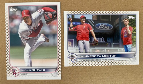 L0T OF Shohei Ohtani 2022 Topps Gold Stars 660  & 122 Los Angeles Angels