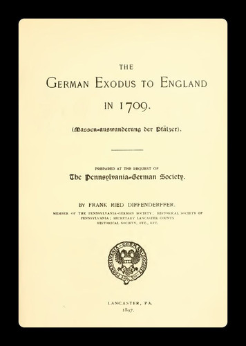 German, Swiss Immigrants to Pennsylvania 1727-1776 - Picture 5 of 6