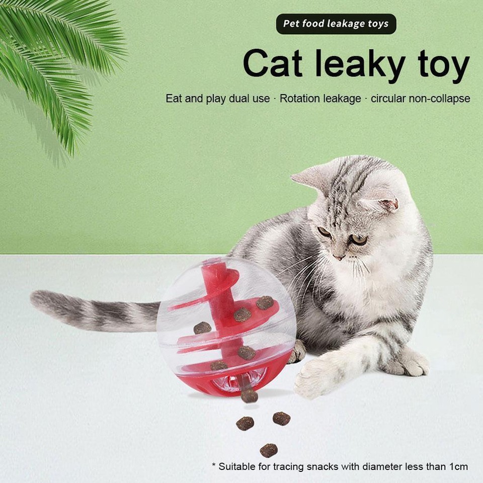 Cat Toy Cat Puzzle Small Toy Leakage Ball Waterproof Wearresista and
