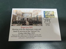 (937) 17-2025 - Pope Leo XIV welcome The Diplomatic Corp at the Vatican (C)