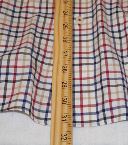 Orvis Button Down Hemd Herren Large Mehrfarbig Kariert Baumwolle - Bild 10 von 10