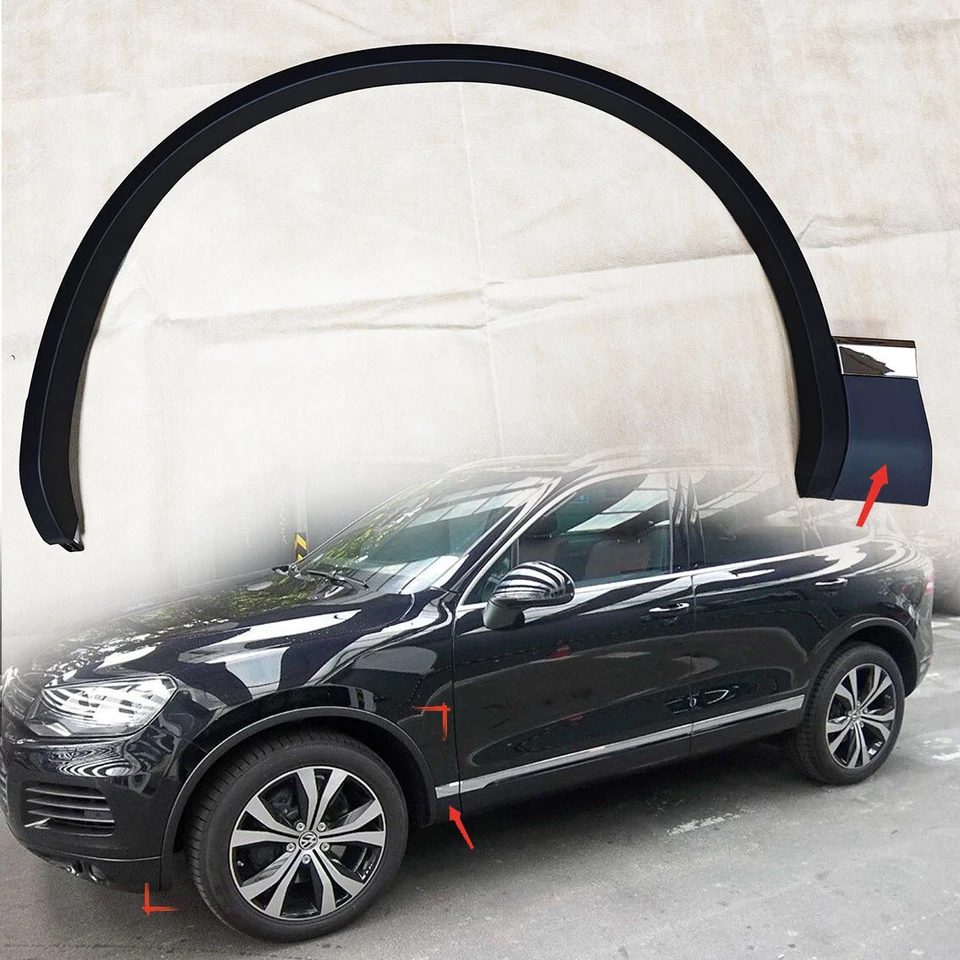 Cubierta moldeada arco acampanado guardabarros rueda delantera izquierda para Volkswagen Touareg 11-18 Foto 2 de 4