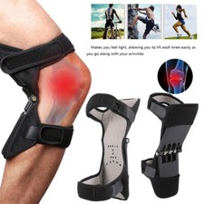 2x Joint Support Knee Pads Power Spring Loaded Rebound Sports Lift Protection