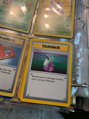 Pokemon 1995 Vintage Card Trainer Potion