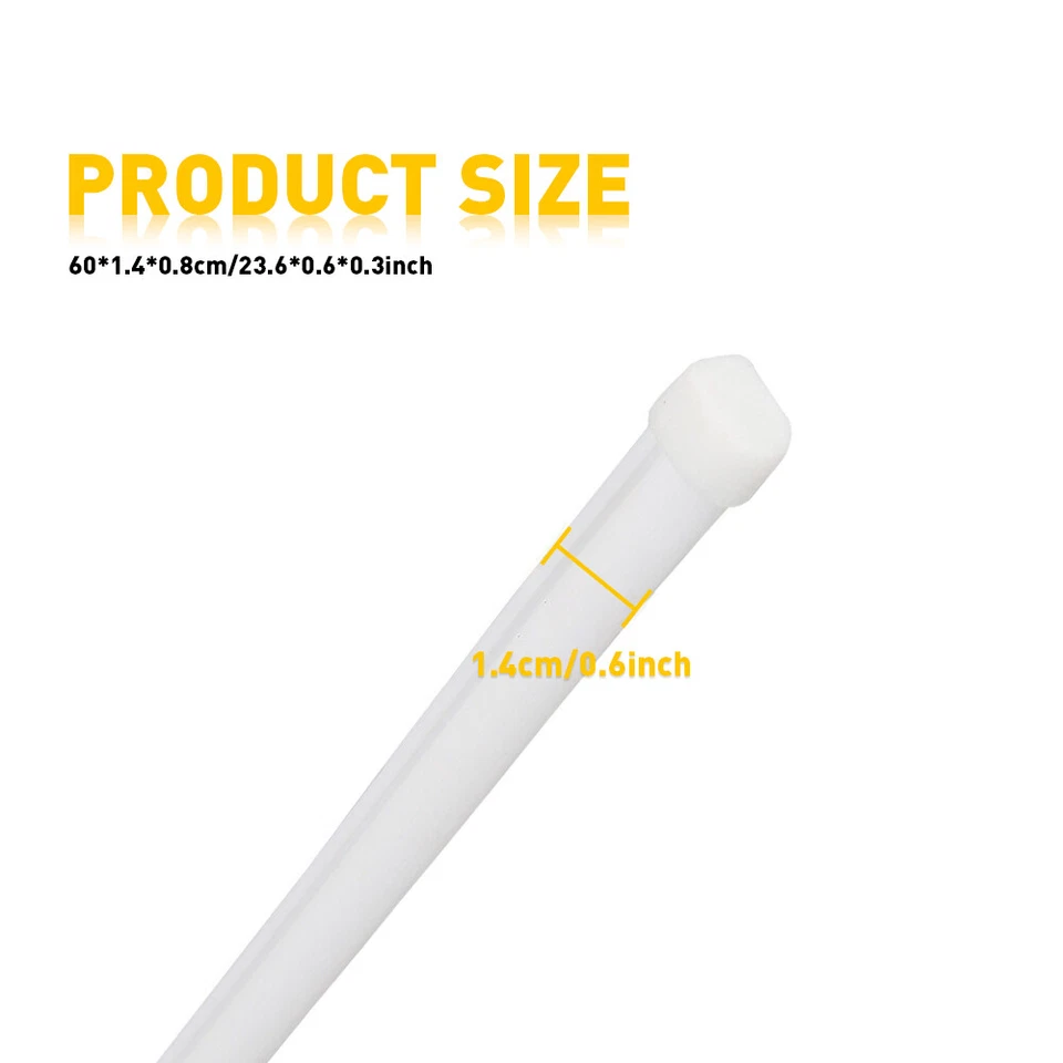 2 PIEZAS 60 cm LED Flexible Giro Ámbar Blanco Señal Diurno DRL Tira de Luces Foto 3 de 4