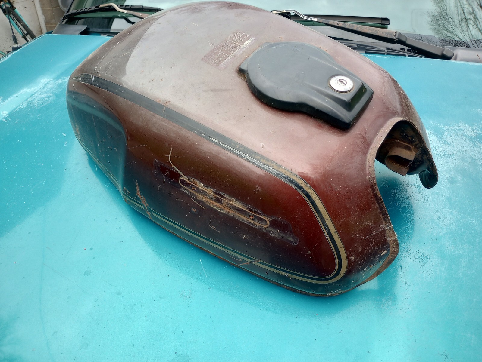 Honda CX500 Gas Tank Honda CX500 Fuel Tank Honda Gas Tank Clean Inside