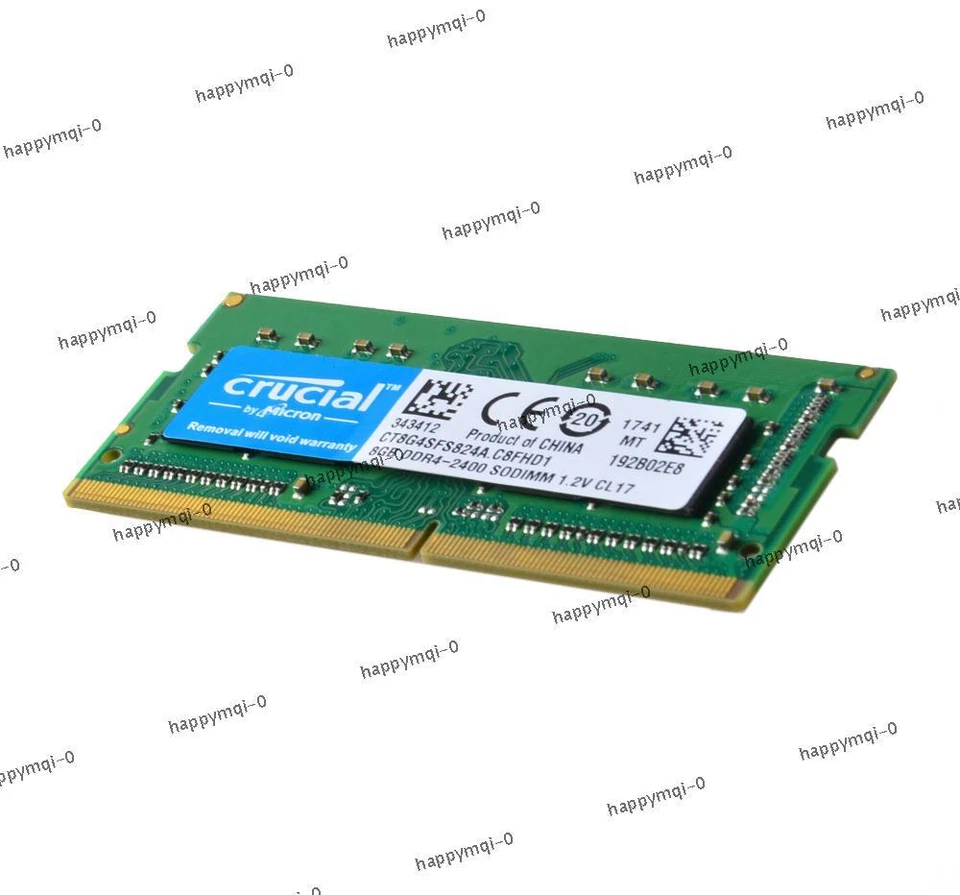 Crucial 16G RAM 2x 8GB PC4-19200 DDR4 2400T 260Pin SODIMM Notebook Laptop Memory - Image 4 of 4