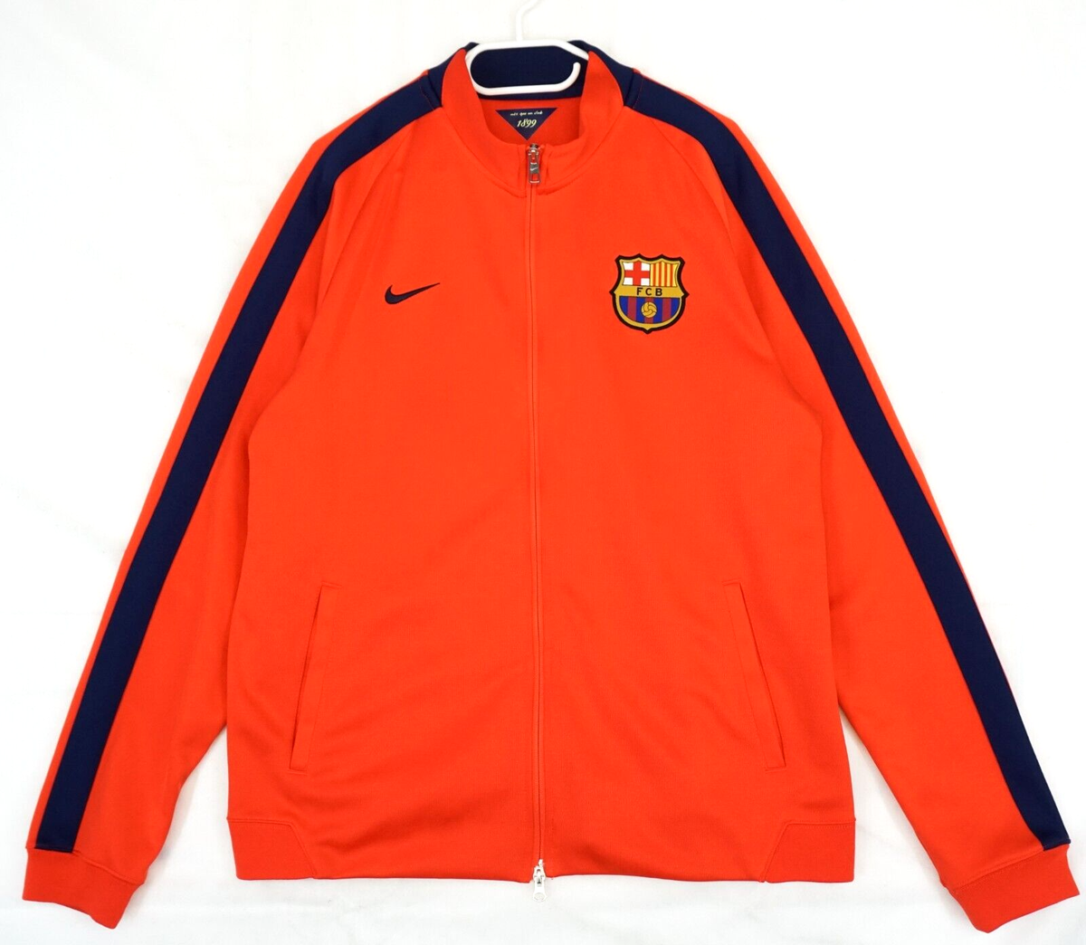 Nike FCB Barcelona Red Full Zip Track Jacket Men's Size XL | eBay