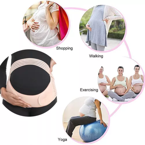 Schwangerschaft Bauch Bauch Band Umstandsband Bauch Taille Rücken Stützgürtel Bandage - Bild 18 von 33