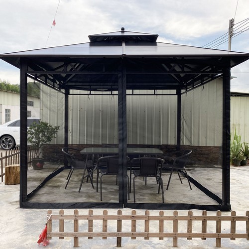 Replacement Mosquito Netting for 10'x12 12'x12' Gazebo Screen Canopy Mesh Wall - Picture 12 of 36