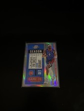 Jerami Grant 2020-21 Optic Contenders Silver Holo Prizm basketball card Pistons