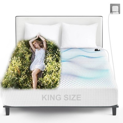 Erdungsbettlaken King Size, Matte Earthing UK, King, weiß 