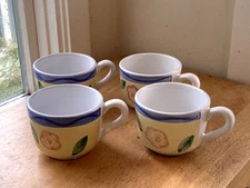 New - Set of 4 Caleca Sorrento Oversized Cups