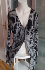 Luisa Cerano Weste Schurwolle und Seide Gr. 38 Damen Schwarz