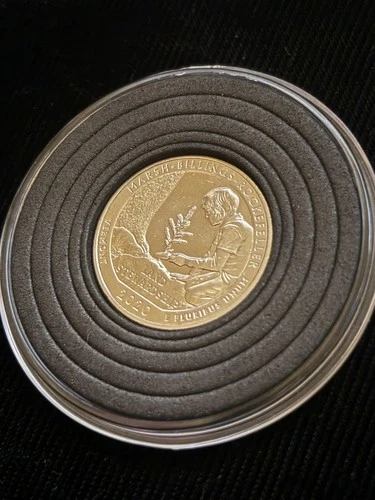 2020 W Marsh Billings Rockefeller Vermont V75 Privy Mark West Point Quarter.