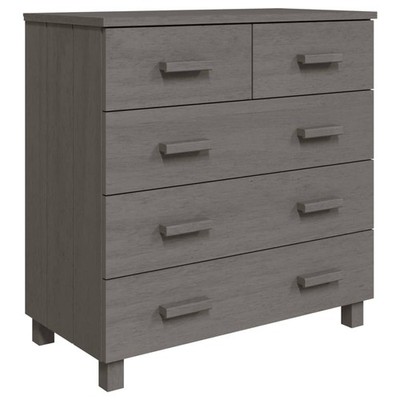 Sideboard Bar Buffet Console Cabinet with Drawers HAMAR Solid Wood Pine vidaXL