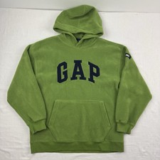 Vintage Gap Fleece Hoodie YOUTH 2XL Pullover Classic 90s Y2K Pocket