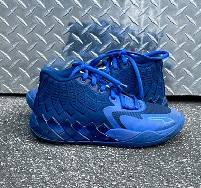 PUMA LaMELO MB.01 Team Blazing Blue 30977-01 Basketball Shoes Men's Size 6