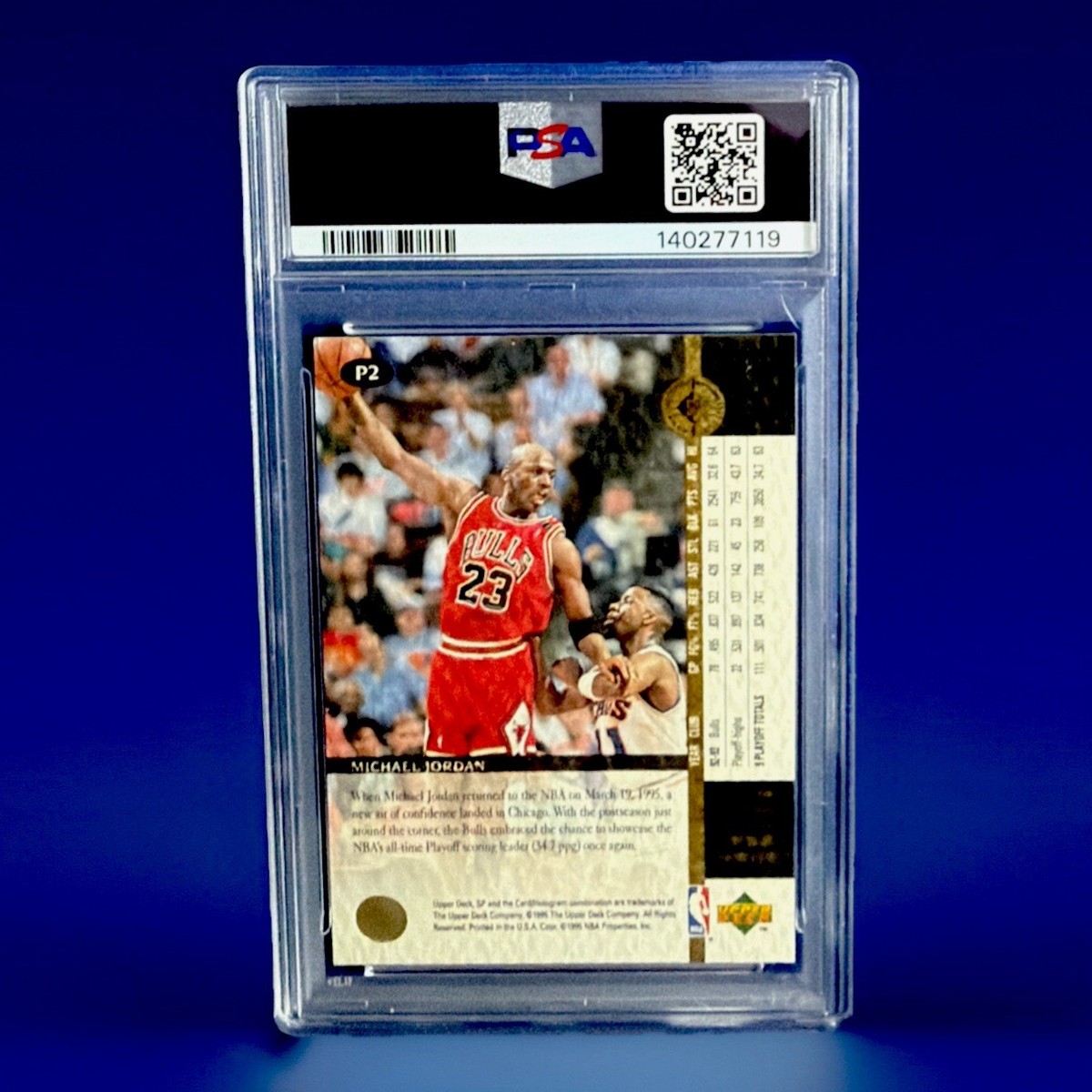 MICHAEL JORDAN - 1994 SP CHAMPIONSHIP - PLAYOFF HEROES - BULLS 