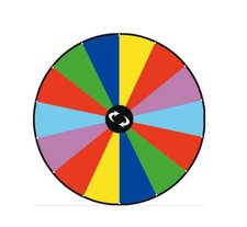 ROUE DE LOTERIE (PLATEAU SEUL° NEUF Diamètre 80 cm écritures  possible
