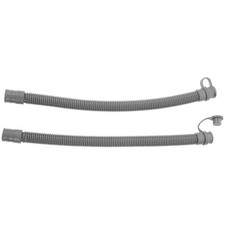  2 Pcs Footbath Drain Pipe Bathroom Sink Freestanding Tub Flex Hose Flexible