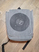 Vinyl Record Carrying Bag - Travel Storage Case for Albums Vintage Vibe Music