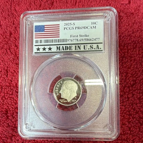 2025-S Roosevelt Dime Silver Proof PCGS PR69DCAM First Strike 10C