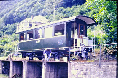 Personenwagen DCEC, Original Dia 1989, Vintage