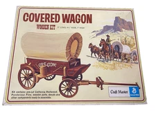 Vintage Craft Master General Mills Ore Wagon Wooden Kit # 50121 - BRAND NEW NOS