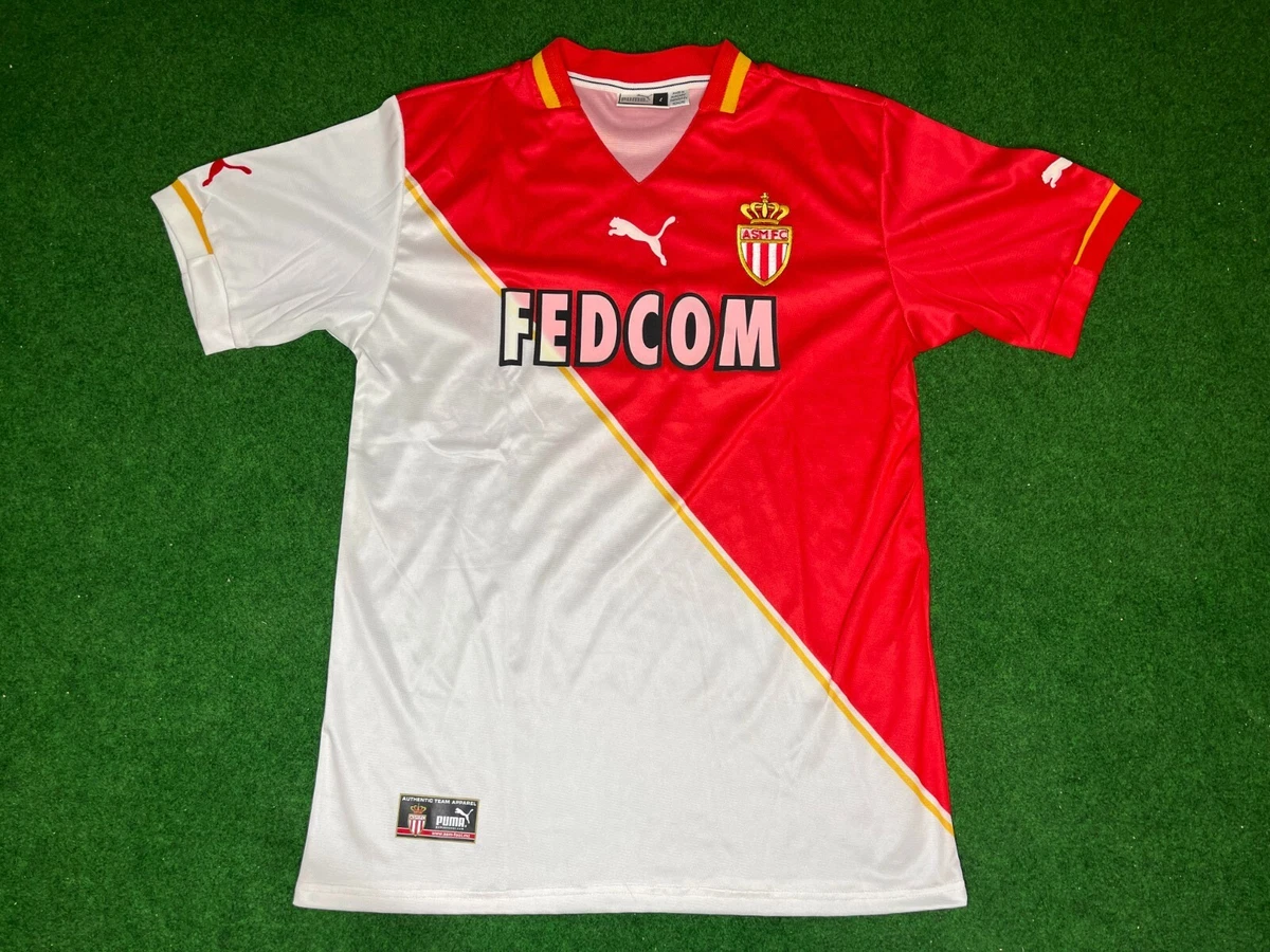 Maillot Vintage AS Monaco Morientes 2003/2004 - PUMA - état Porté
