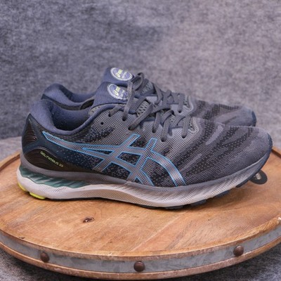 ASICS Gel-Nimbus 23 Men's Size 11 US Carrier Grey/Digital Aqua Running Shoes